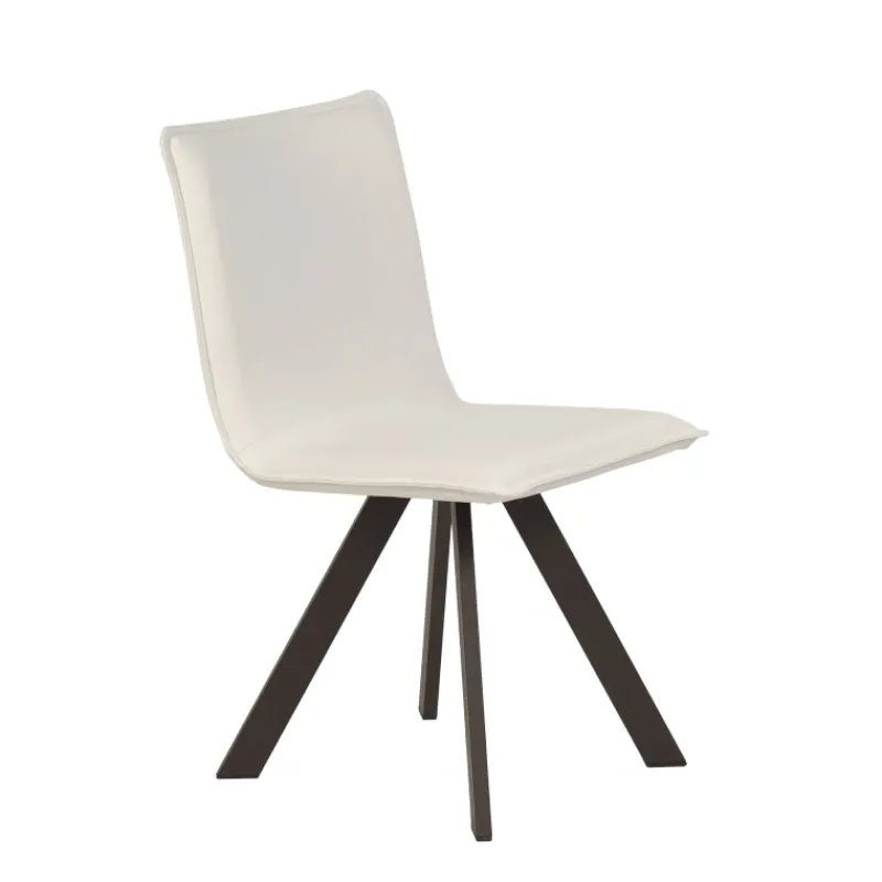 Mobliberica Denia Moblibérica® Chaise moderne en tissu et métal* Chaise De Salle à Manger