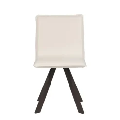 Mobliberica Denia Moblibérica® Chaise moderne en synthétique et métal* Chaise De Salle à Manger