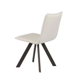 Mobliberica Denia Moblibérica® Chaise moderne en synthétique et métal* Chaise De Salle à Manger
