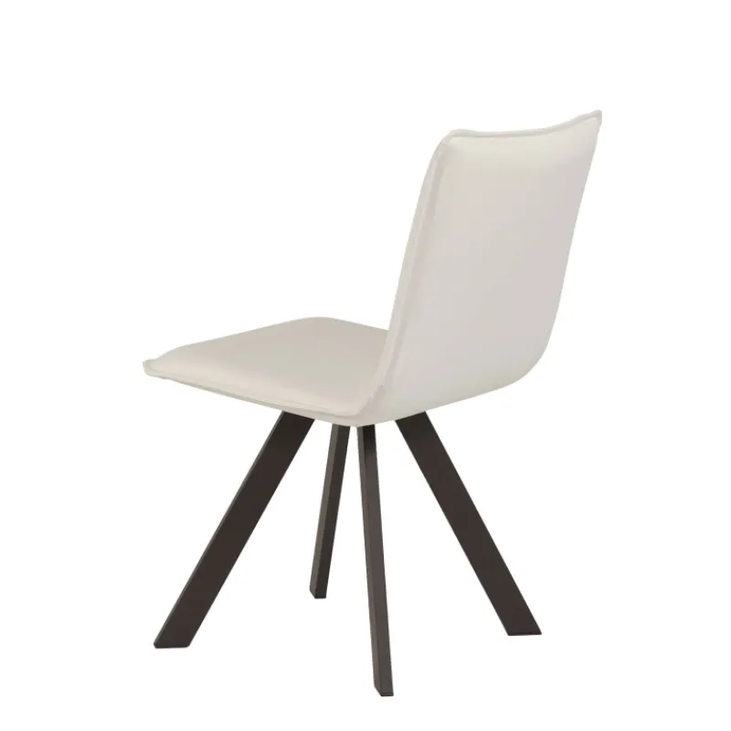 Mobliberica Denia Moblibérica® Chaise moderne en synthétique et métal* Chaise De Salle à Manger