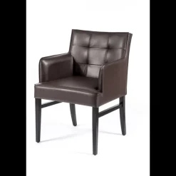 Sessio Diem 4 Fauteuil matelassé en synthétique et bois* Chaise De Cuisine|Chaise De Salle à Manger