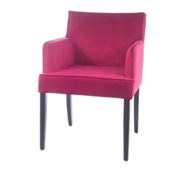 Sessio Diem Fauteuil contemporain rembourré en tissu et pieds en bois* Chaise De Salle à Manger|Chaise Salon