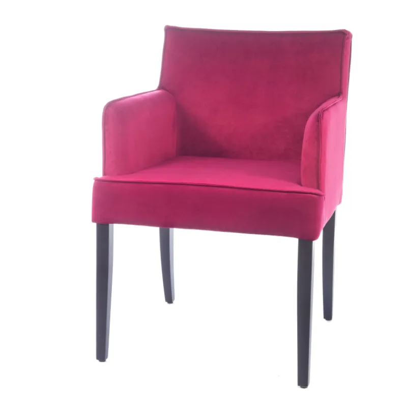 Sessio Diem Fauteuil contemporain rembourré en tissu et pieds en bois* Chaise De Salle à Manger|Chaise Salon