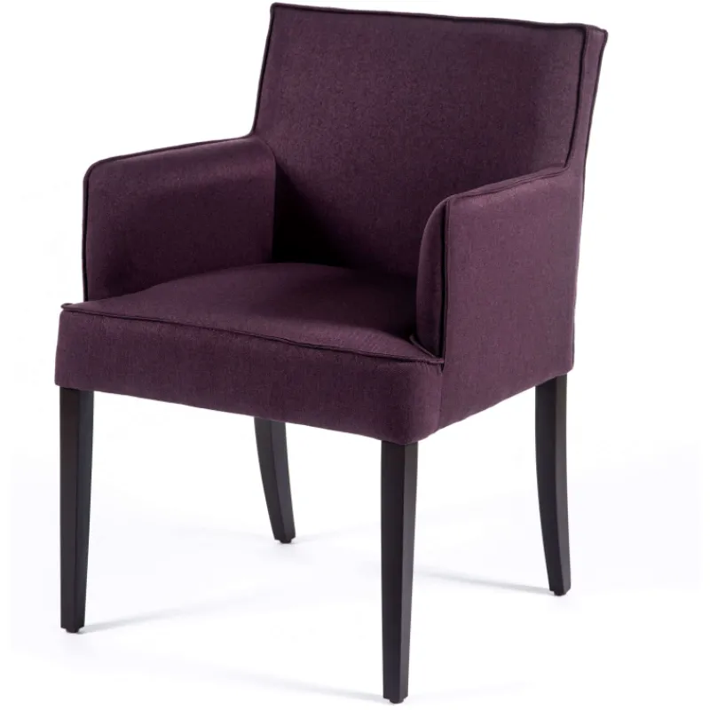 Sessio Diem Fauteuil contemporain rembourré en tissu et pieds en bois* Chaise De Salle à Manger|Chaise Salon