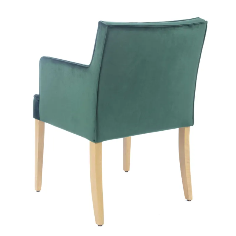 Sessio Diem Fauteuil contemporain rembourré en tissu et pieds en bois* Chaise De Salle à Manger|Chaise Salon