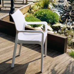 Diva Fauteuil de jardin en polypropylène* Chaise De Jardin|Fauteuil De Jardin