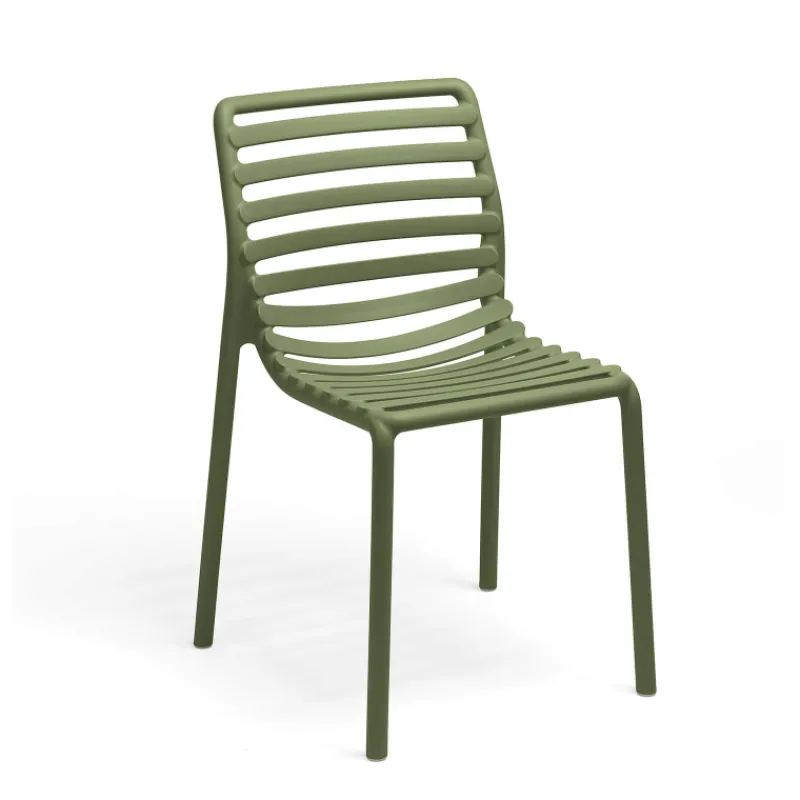 Doga bistrot Chaise de jardin design empilable sans accoudoirs de fabrication italienne* Chaise De Jardin