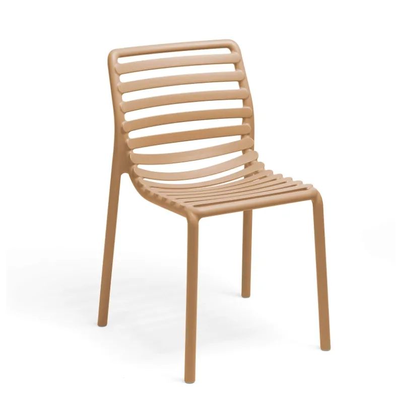 Doga bistrot Chaise de jardin design empilable sans accoudoirs de fabrication italienne* Chaise De Jardin