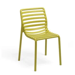 Doga bistrot Chaise de jardin design empilable sans accoudoirs de fabrication italienne* Chaise De Jardin