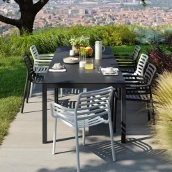 Doga Fauteuil de jardin design empilable fabriqué en Italie* Chaise De Jardin|Fauteuil De Jardin