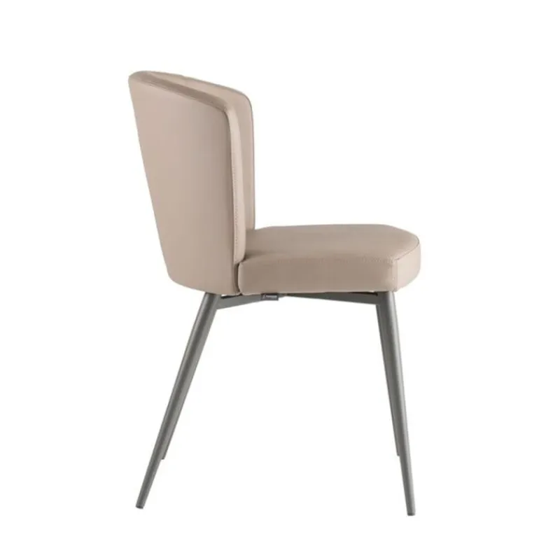 Peressini Doris S Chaise de séjour en synthétique et métal* Chaise De Cuisine|Chaise De Salle à Manger