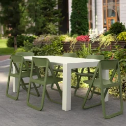 Dream Chaise de jardin pliante moderne en polypropylène* Chaise De Jardin