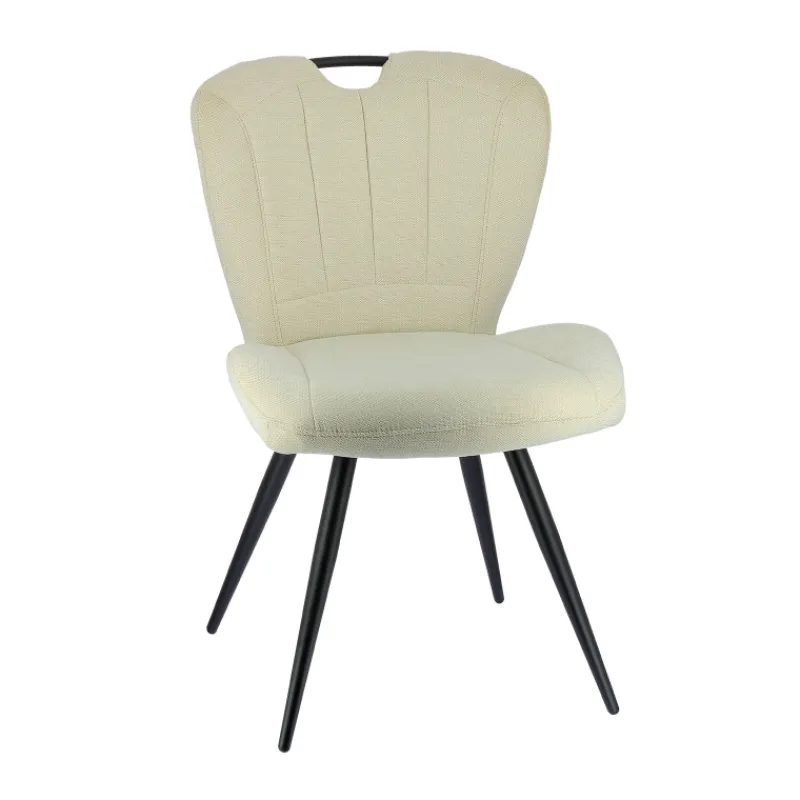 EliseChaise rembourrée pivotante en tissu avec poignée* Chaise De Salle à Manger