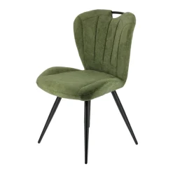 EliseChaise rembourrée pivotante en tissu avec poignée* Chaise De Salle à Manger