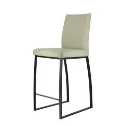 Perfecta Elite Tabouret snack rembourré en simili et métal* Tabouret Snack (assise +/- 65 Cm)|Tabouret De Bar (assise +/- 80 Cm)