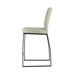 Perfecta Elite Tabouret snack rembourré en simili et métal* Tabouret Snack (assise +/- 65 Cm)|Tabouret De Bar (assise +/- 80 Cm)