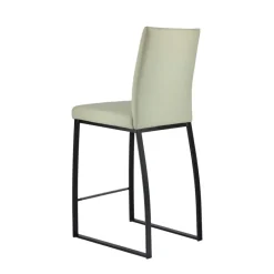 Perfecta Elite Tabouret snack rembourré en simili et métal* Tabouret Snack (assise +/- 65 Cm)|Tabouret De Bar (assise +/- 80 Cm)