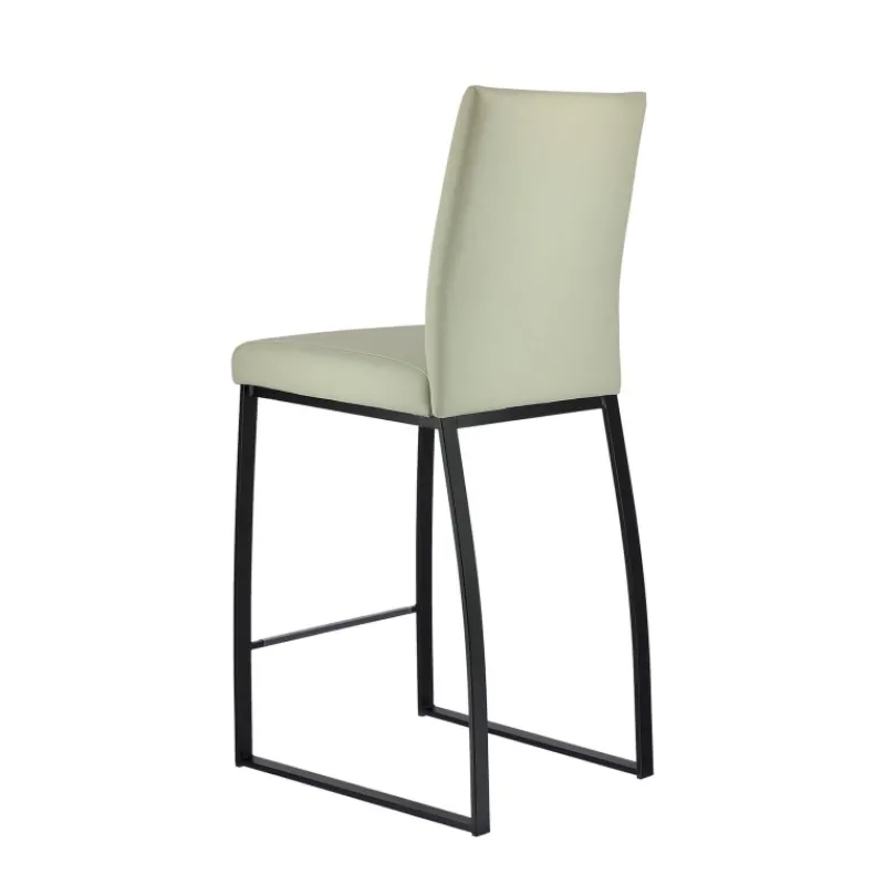 Perfecta Elite Tabouret snack rembourré en simili et métal* Tabouret Snack (assise +/- 65 Cm)|Tabouret De Bar (assise +/- 80 Cm)