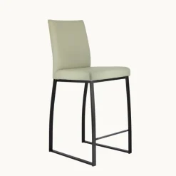 Perfecta Elite Tabouret snack rembourré en simili et métal* Tabouret Snack (assise +/- 65 Cm)|Tabouret De Bar (assise +/- 80 Cm)