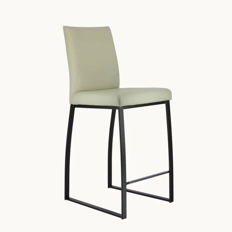 Perfecta Elite Tabouret snack rembourré en simili et métal* Tabouret Snack (assise +/- 65 Cm)|Tabouret De Bar (assise +/- 80 Cm)