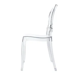Elizabeth Chaise enfant transparente médaillon* Chaise De Salle à Manger