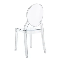 Elizabeth Chaise enfant transparente médaillon* Chaise De Salle à Manger