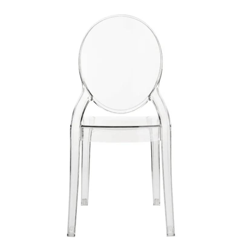 Elizabeth Chaise enfant transparente médaillon* Chaise De Salle à Manger