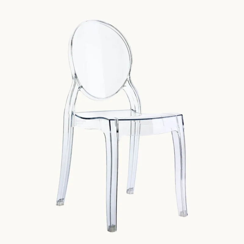 Elizabeth Chaise enfant transparente médaillon* Chaise De Salle à Manger