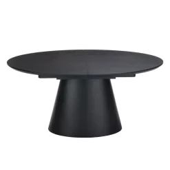 EllaTable design ovale extensible avec pied central* Table De Salle à Manger