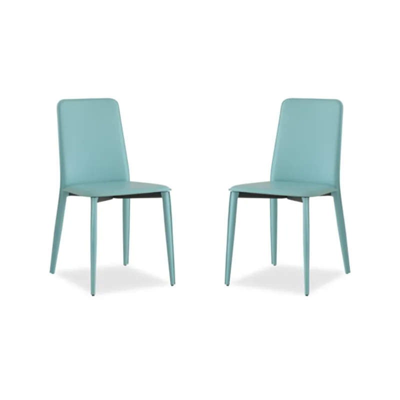 Airnova Ely 2 Chaise de salle à manger en croûte de cuir avec pieds gainés* Chaise De Salle à Manger
