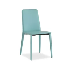 Airnova Ely 2 Chaise de salle à manger en croûte de cuir avec pieds gainés* Chaise De Salle à Manger