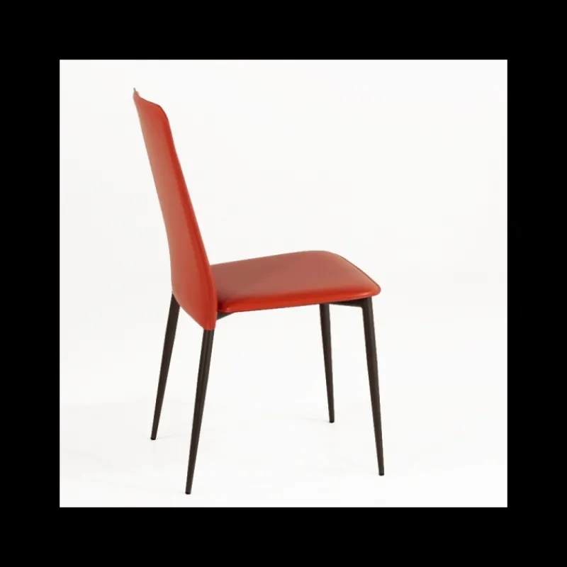 Airnova Ely A Chaise moderne en croûte de cuir* Chaise De Cuisine
