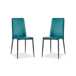 Airnova Ely A Chaise moderne en croûte de cuir* Chaise De Cuisine
