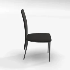 Perfecta Elyn Chaise de séjour contemporaine tissu et pieds métal* Chaise De Salle à Manger