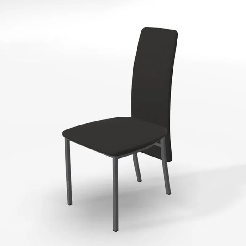 Perfecta Elyn Chaise de séjour contemporaine tissu et pieds métal* Chaise De Salle à Manger