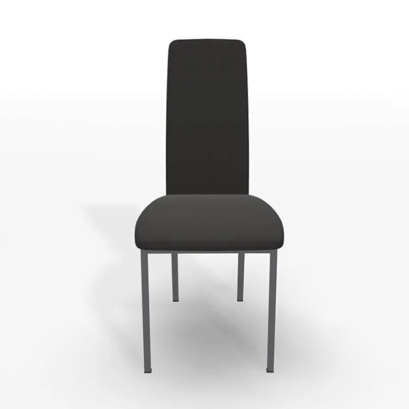 Perfecta Elyn Chaise de séjour contemporaine tissu et pieds métal* Chaise De Salle à Manger