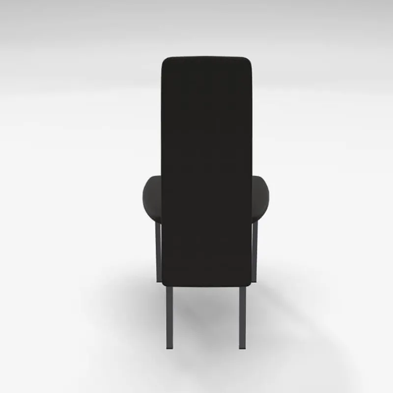 Perfecta Elyn Chaise de séjour contemporaine tissu et pieds métal* Chaise De Salle à Manger
