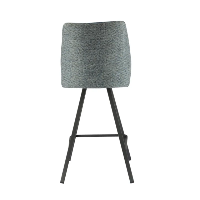 Europea Emma Tabouret snack pivotant bicolore avec pieds en métal* Tabouret Snack (assise +/- 65 Cm)|Tabouret De Bar (assise +/- 80 Cm)