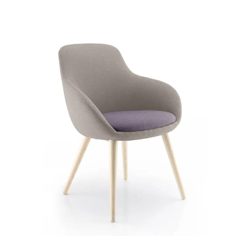 Sokoa Eneka 02 Fauteuil made in France confortable en tissu* Fauteuil De Salon