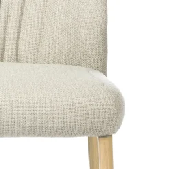 Mobitec Enora ® Chaise cocooning en tissu et pieds en bois* Chaise De Salle à Manger|Chaise Salon