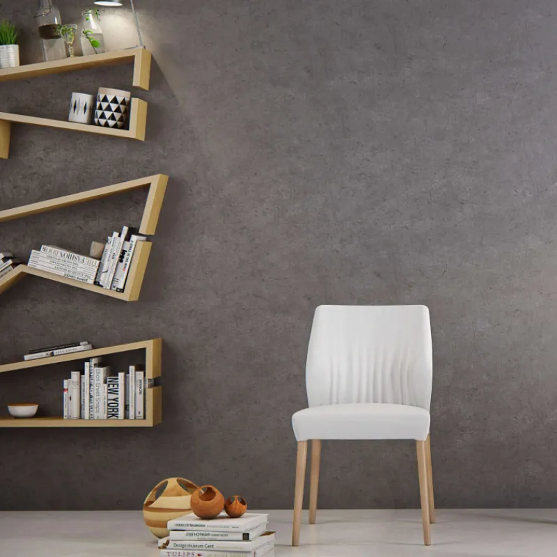 Mobitec Enora ® Chaise cocooning en tissu et pieds en bois* Chaise De Salle à Manger|Chaise Salon
