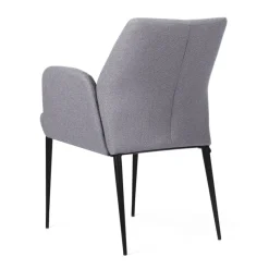 Mobitec Enora ® Fauteuil cocooning en tissu et pieds en métal* Chaise De Salle à Manger|Fauteuil De Salon