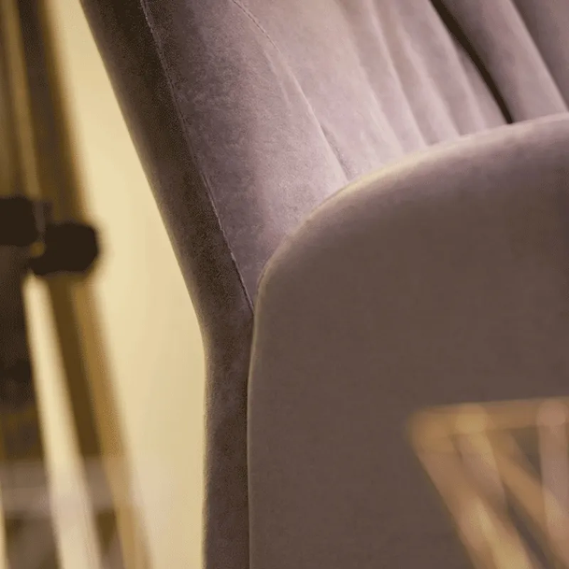 Mobitec Enora ® Fauteuil cocooning en tissu et pieds en bois* Chaise De Salle à Manger|Chaise Salon