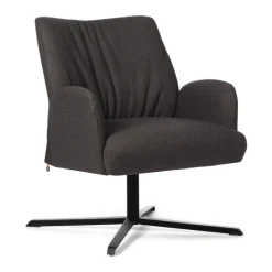 Mobitec Enora ® Fauteuil cocooning pivotant en tissu et métal* Fauteuil De Salon