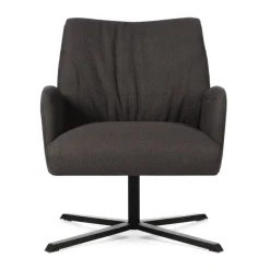 Mobitec Enora ® Fauteuil cocooning pivotant en tissu et métal* Fauteuil De Salon