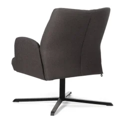 Mobitec Enora ® Fauteuil cocooning pivotant en tissu et métal* Fauteuil De Salon