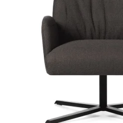 Mobitec Enora ® Fauteuil cocooning pivotant en tissu et métal* Fauteuil De Salon