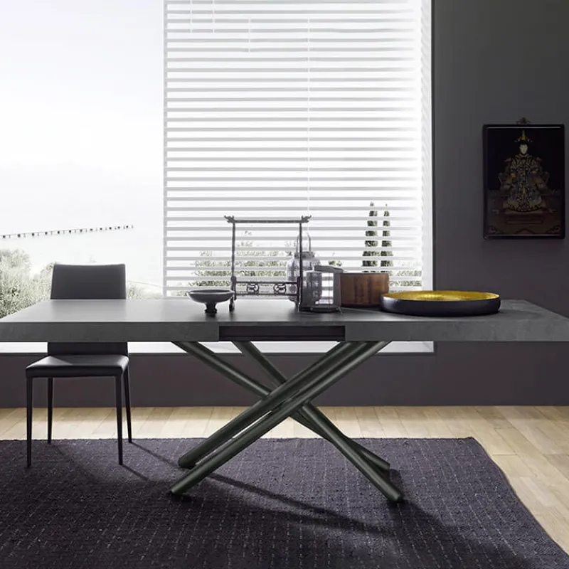 Altacom Fahrenheit Table extensible design de fabrication italienne en mélaminé* Table De Salle à Manger