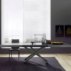 Altacom Fahrenheit Table extensible design de fabrication italienne en mélaminé* Table De Salle à Manger