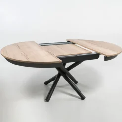 Altacom Fahrenheit Table ronde extensible design en mélaminé et pied mikado* Table De Salle à Manger